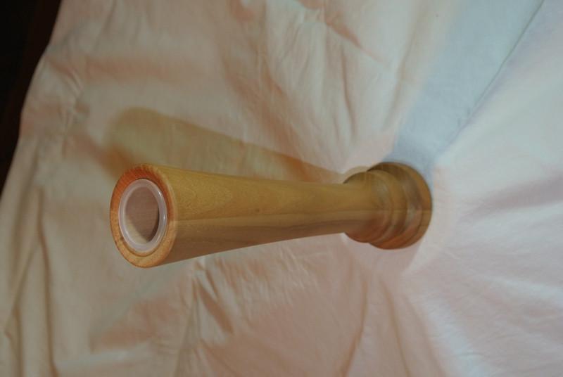 50-60/220, handgedrechselte Vase aus Kirschbaum, gewachst in Appenzell - Bild 9
