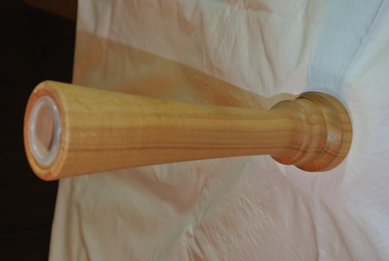50-60/220, handgedrechselte Vase aus Kirschbaum, gewachst in Appenzell - Bild 10