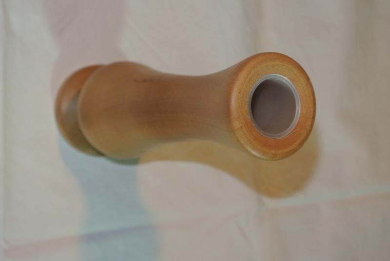 50-60/210, handgedrechselte Vase 4, aus Birnbaum, gewachst in Appenzell - Bild 8