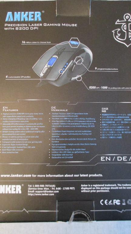 Laser Game Maus/Gaming Mouse, neu in Liestal - Bild 2