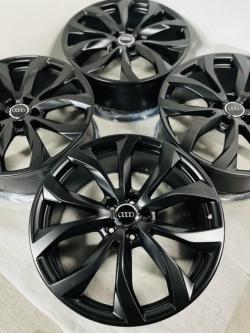 20″ Audi A6 / S6 OEM velgen Zwart Satin Nieuwstaat in Aarau - Bild 2