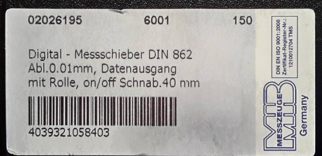 Digital Messschieber, Digital Schublehre von MIB in Appenzell - Bild 4