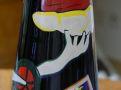 Lampe mit abstrakter Malerei aus Thüringischer Glasbläserei in Appenzell - Bild 4