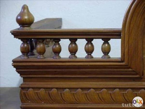 Schrankaufsatz (Kranz) gedrechselt L 112 cm für Hobyschreiner in Appenzell - Bild 3