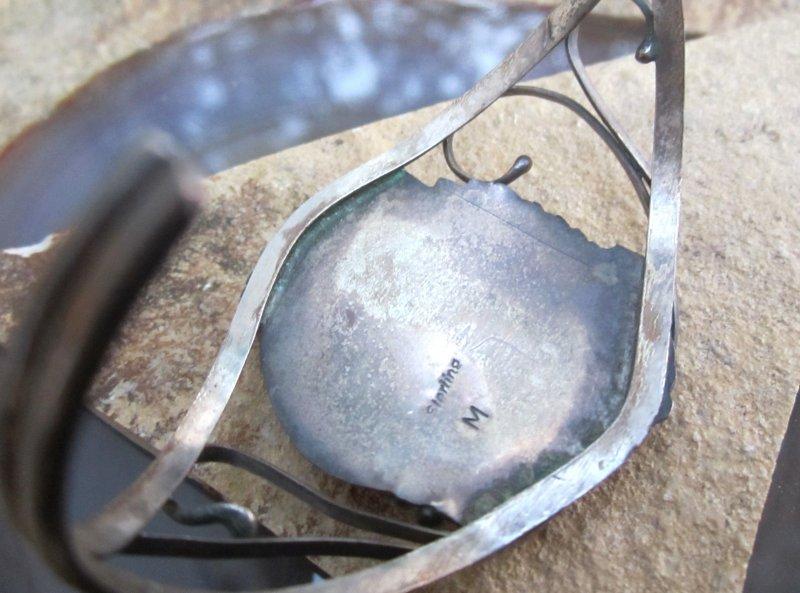Indianerschmuck Armreif Navajo aus den 80-ern 925 Silber Türkis in Rorschach - Bild 2