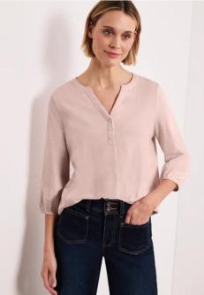 3/4-Arm Shirt mit Split Neck und Knöpfen in Liestal - Bild 1