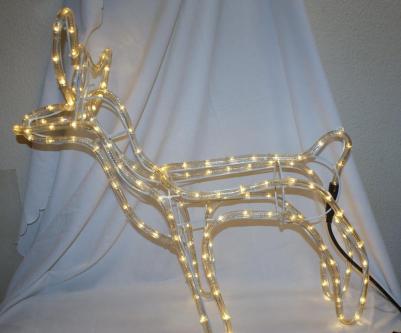 3 Led Outdoor Weihnachtsutensilien Rentier Schlitten für Outdoor in Bremgarten - Bild 4