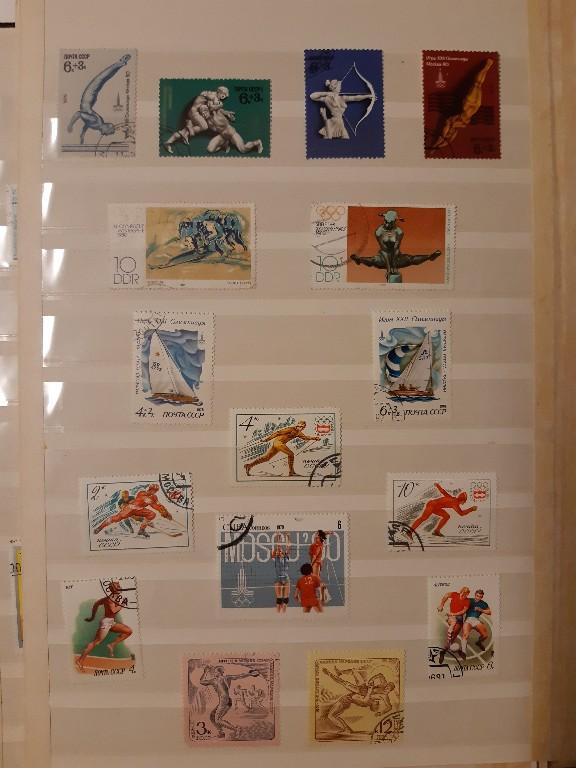 Diverse Briefmarken incl. Album u.a. aus Deutschland, Cuba, in Lenzburg - Bild 10