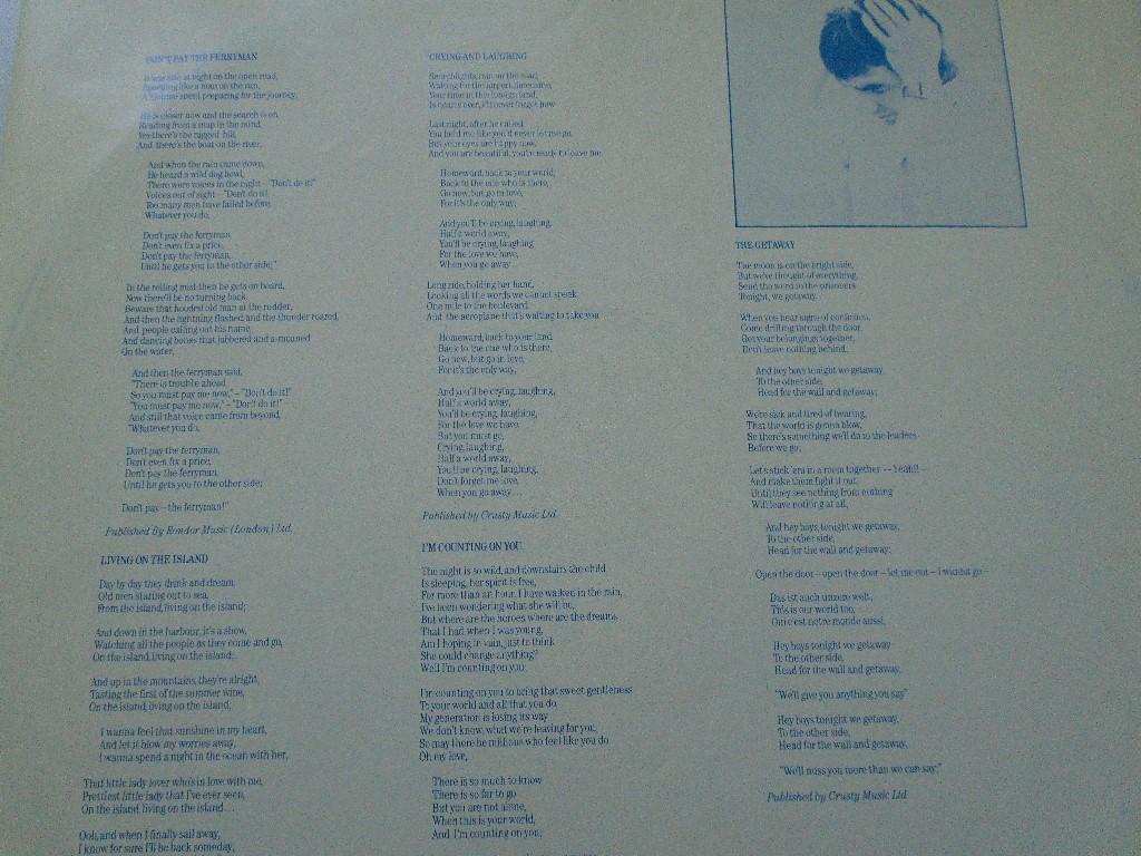 Chris De Burgh, Vinyl in Köniz - Bild 3