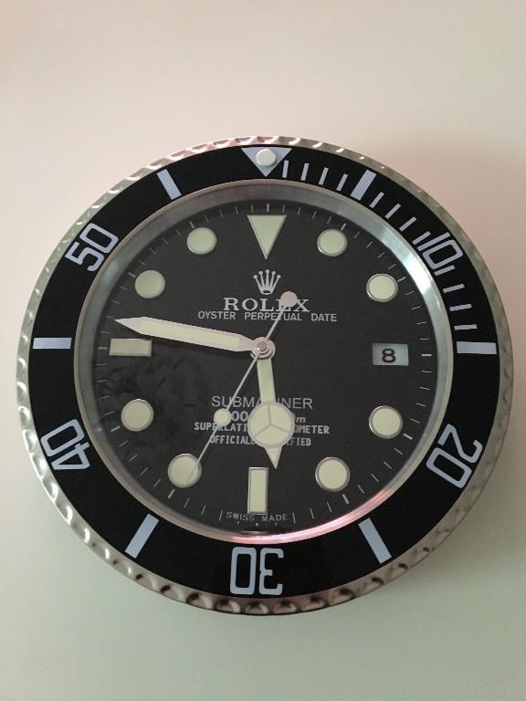 Rolex Submariner Date schwarz Wanduhr in Winterthur - Bild 1