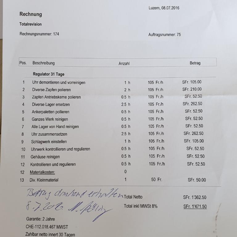 Regulator 31 Tage in Kriens - Bild 4