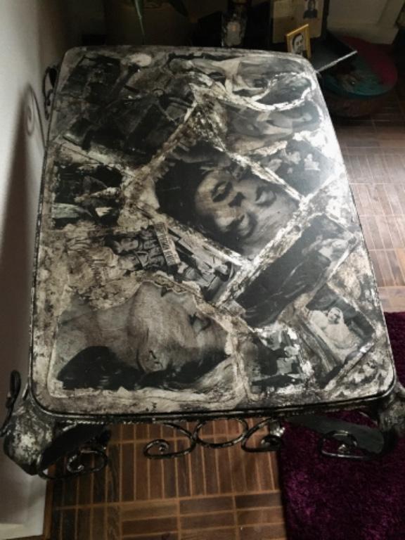 Salon Tisch Antik Dasing Metall in Zürich - Bild 1