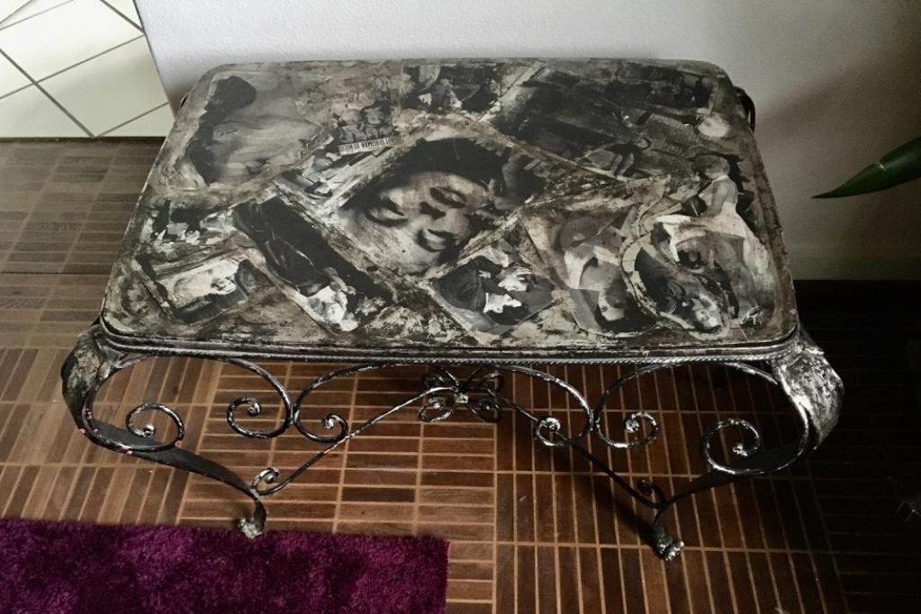 Salon Tisch Antik Dasing Metall in Zürich - Bild 2