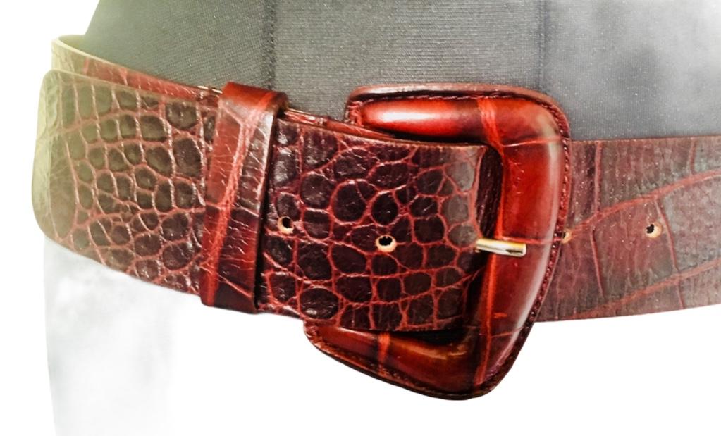 Gürtel Leder Furla rot in Urdorf - Bild 1