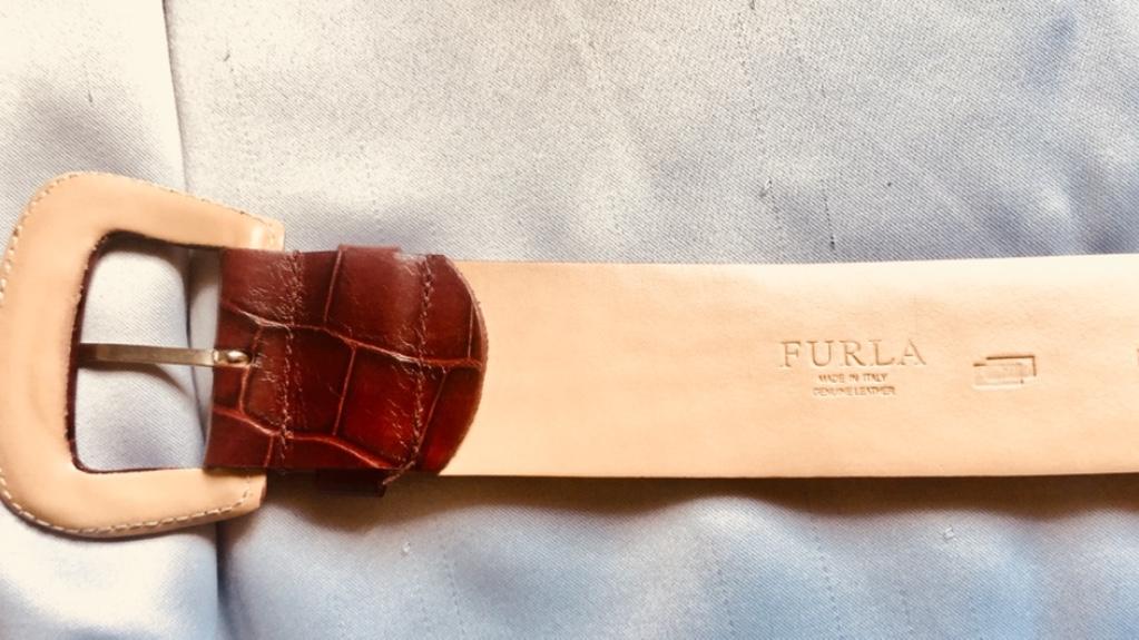 Gürtel Leder Furla rot in Urdorf - Bild 4
