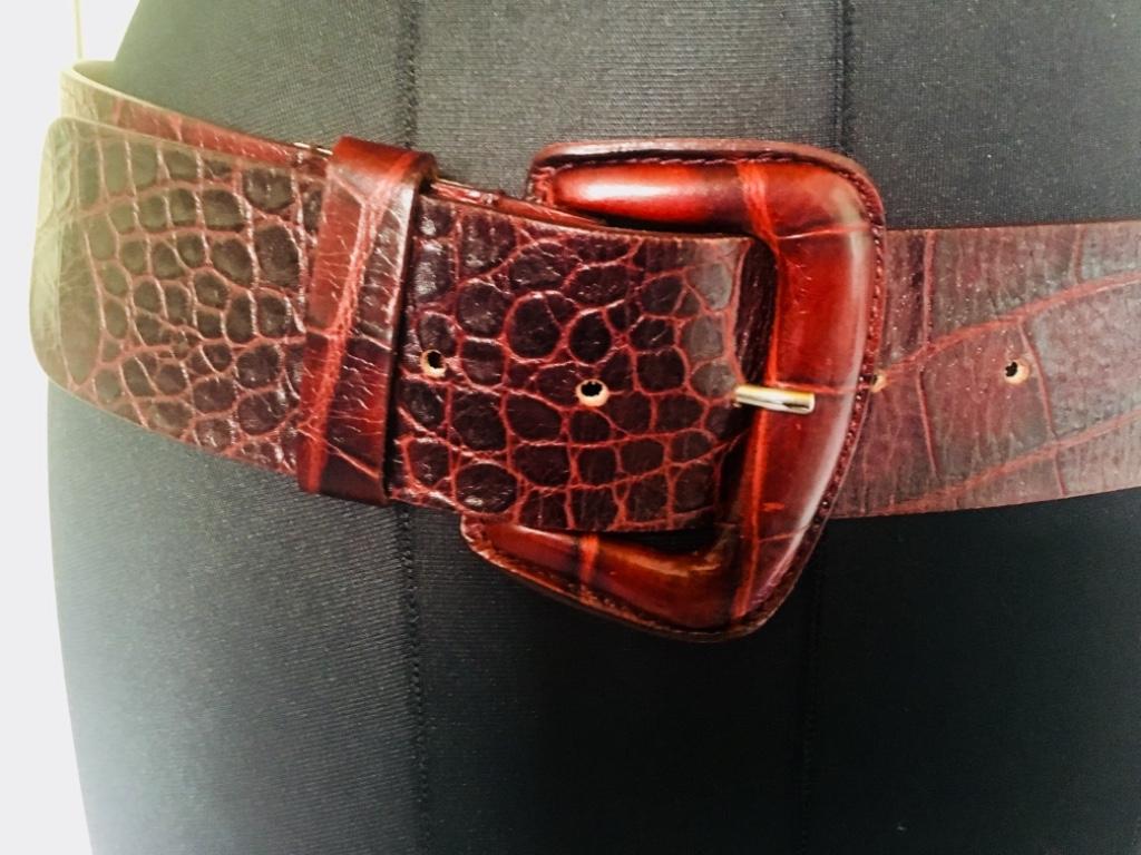 Gürtel Leder Furla rot in Urdorf - Bild 5