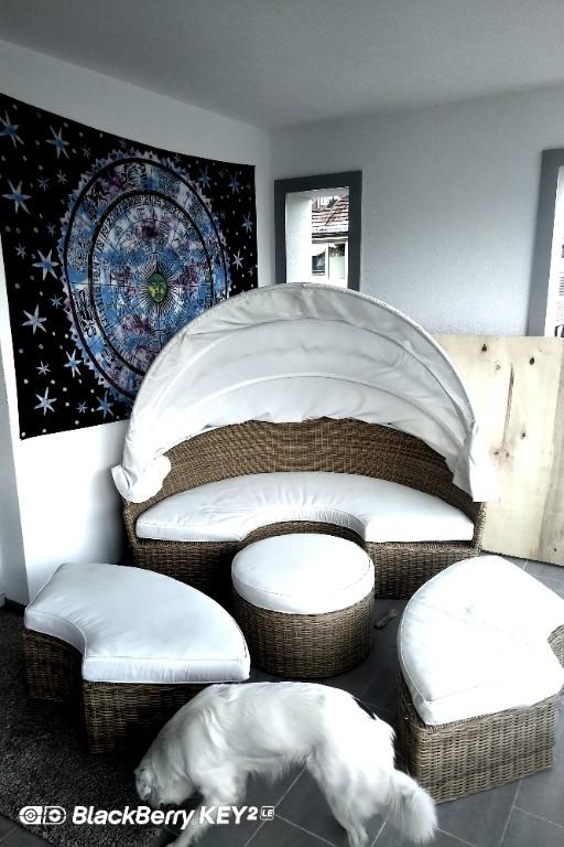 Rattaninsel CARPI beige für Garten, Balkon, Terasse oder drinnen in Thun - Bild 2