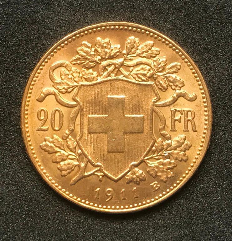20 Fr Goldvreneli 1911 NEU unzirkuliert in Kriens - Bild 1