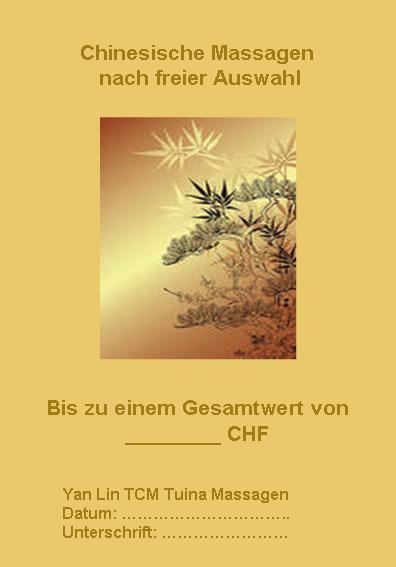 Das ideale Weihnachtsgeschenk Der Tuina Massage-Gutschein in Rorschach - Bild 2
