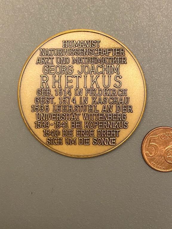 Medaille Georg Joachim Rheticus in Willisau - Bild 2