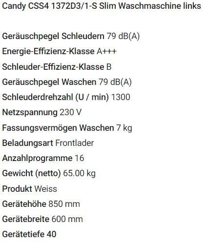 Candy Waschmaschine und Tumbler in Willisau - Bild 4