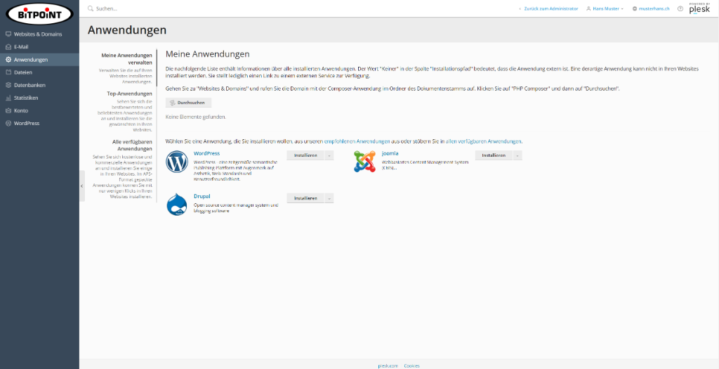 BitPoint bietet Ihnen preiswertes Webhosting für Ihre Webseite in Wohlen - Bild 3