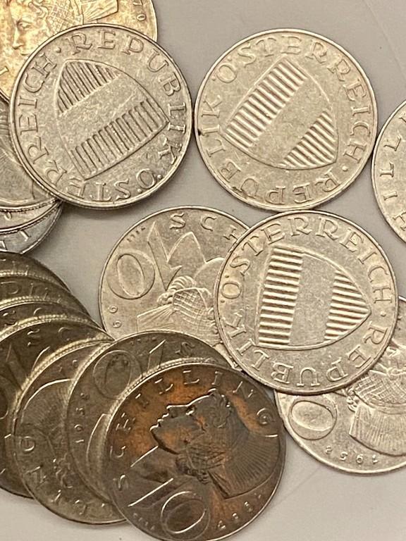 Sammlung Silber-Münzen 10 Schilling Österreich in Willisau - Bild 3