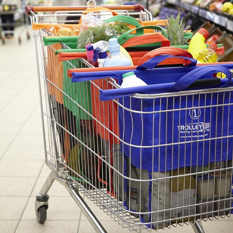 Einkaufen im Supermarkt macht Spass mit Trolley Bags! in Urdorf - Bild 1