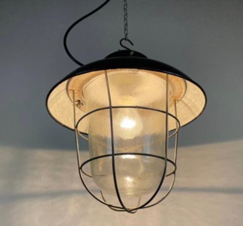 Sehr schöne nostalgische Industrielampe Emailliert fabriklampe in Willisau - Bild 5