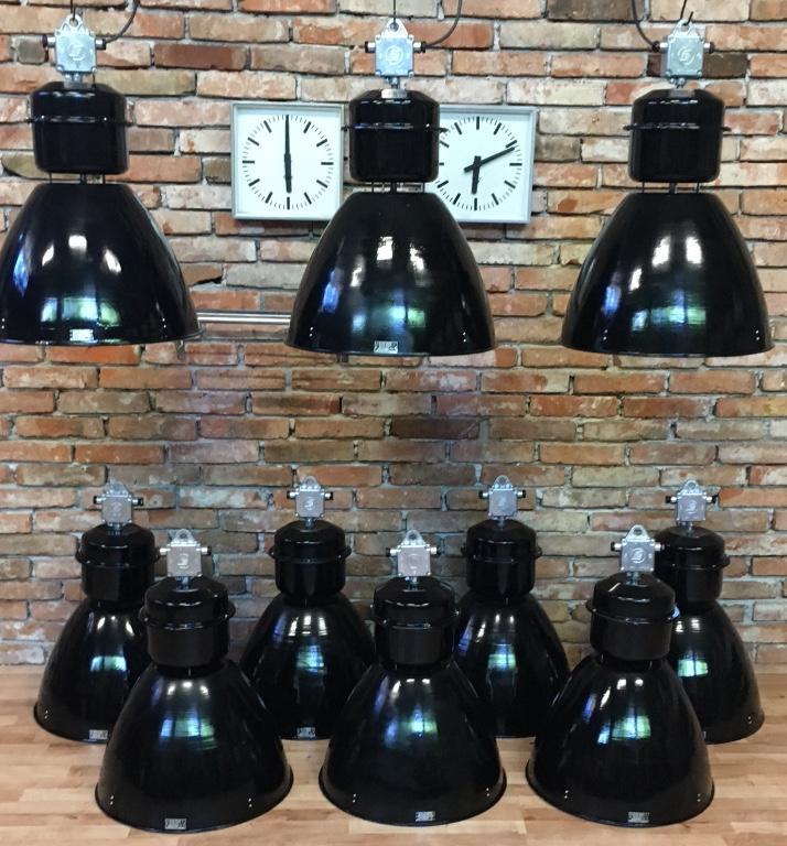 Industrielampe fabriklampe Werkstattlampe 50 ér Jahre in Urdorf - Bild 13
