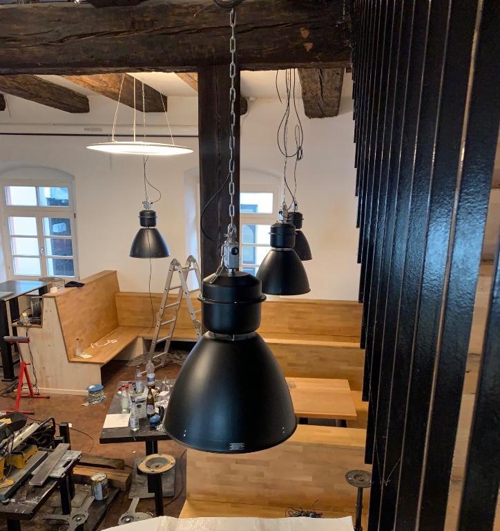 Industrielampe aus der 50ér Jahre top zustand in Urdorf - Bild 3