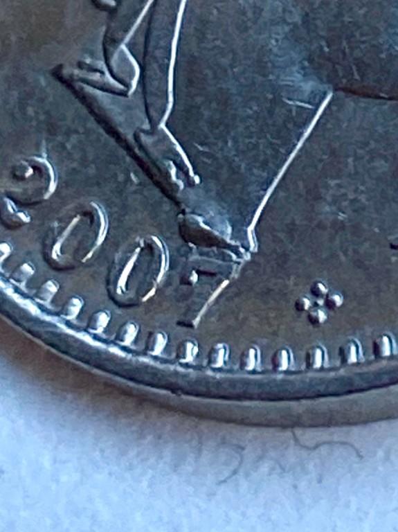 20 Rappen Münzen Schweiz Fehlprägung 2007 in Willisau - Bild 6