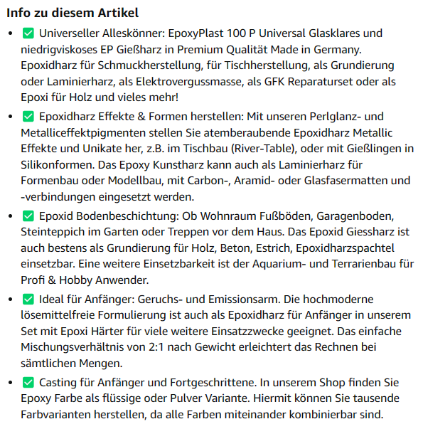 12 KG Epoxidharz in Willisau - Bild 2