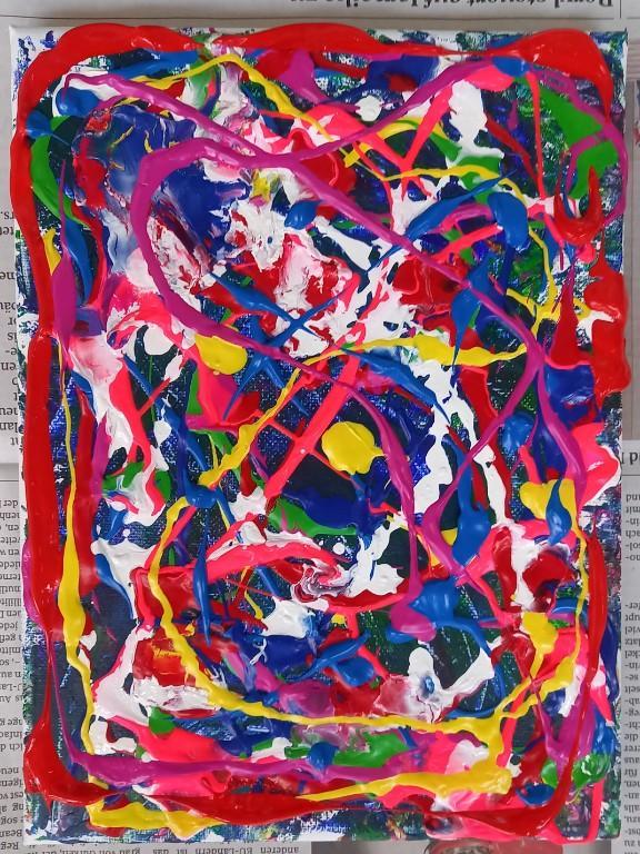 Bild aus Acryl-Farbe, 18x24cm in Wiesendangen - Bild 1