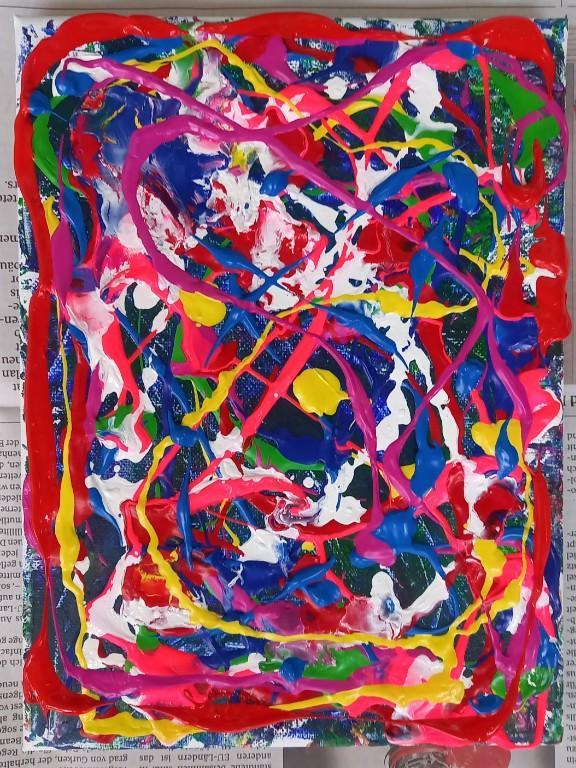 Bild aus Acryl-Farbe, 18x24cm in Wiesendangen - Bild 2