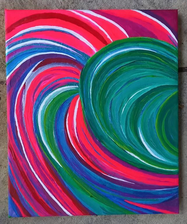 Bild aus Acryl-Farbe, 25×30cm in Wiesendangen - Bild 2