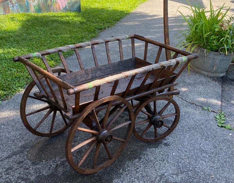 Holzwagen - Leiterwagen, handgemacht - Rarität in Willisau - Bild 3