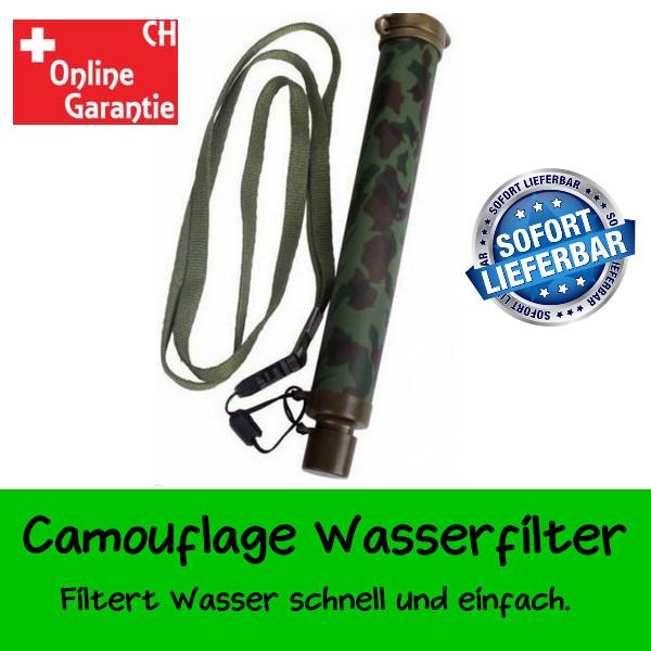 Militär Wasserfilter Wasser Filter Filterung Reisen Camping in Brig - Bild 1