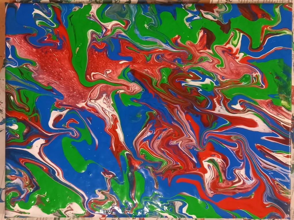 Neues Bild mit Acryl-Farbe, 30x40cm in Frauenfeld - Bild 1