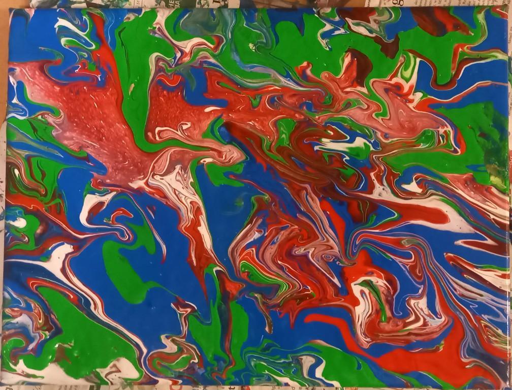 Neues Bild mit Acryl-Farbe, 30x40cm in Frauenfeld - Bild 2