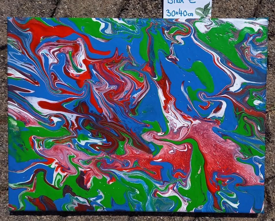 Neues Bild mit Acryl-Farbe, 30x40cm in Frauenfeld - Bild 3