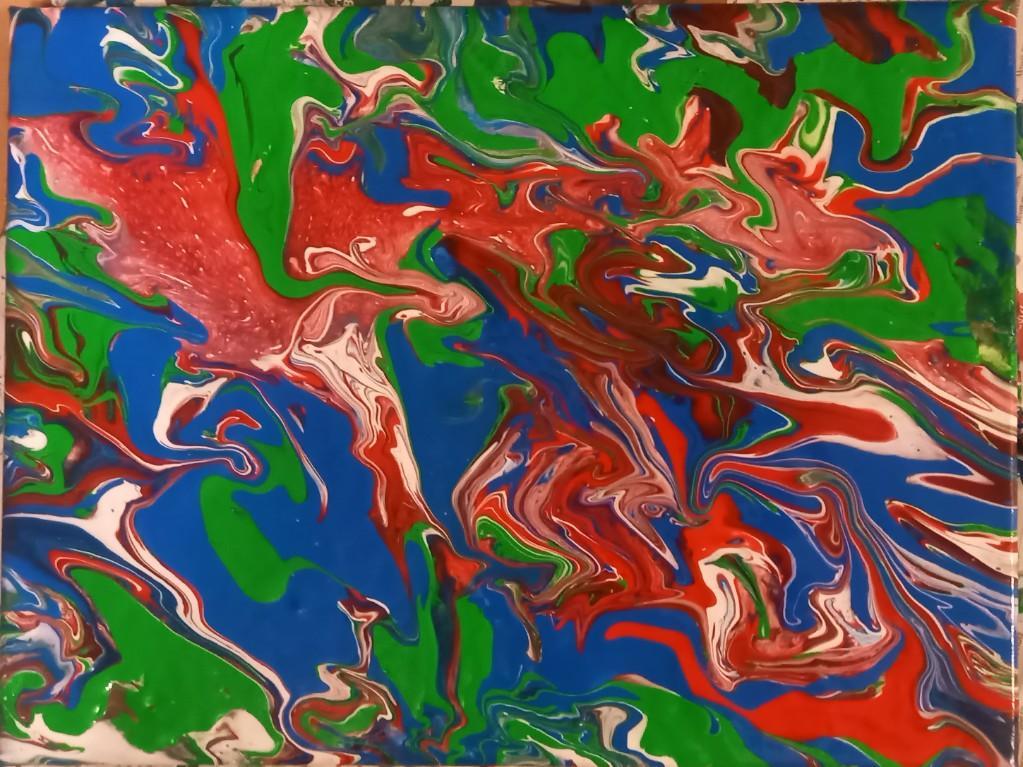 Neues Bild mit Acryl-Farbe, 30x40cm in Frauenfeld - Bild 5