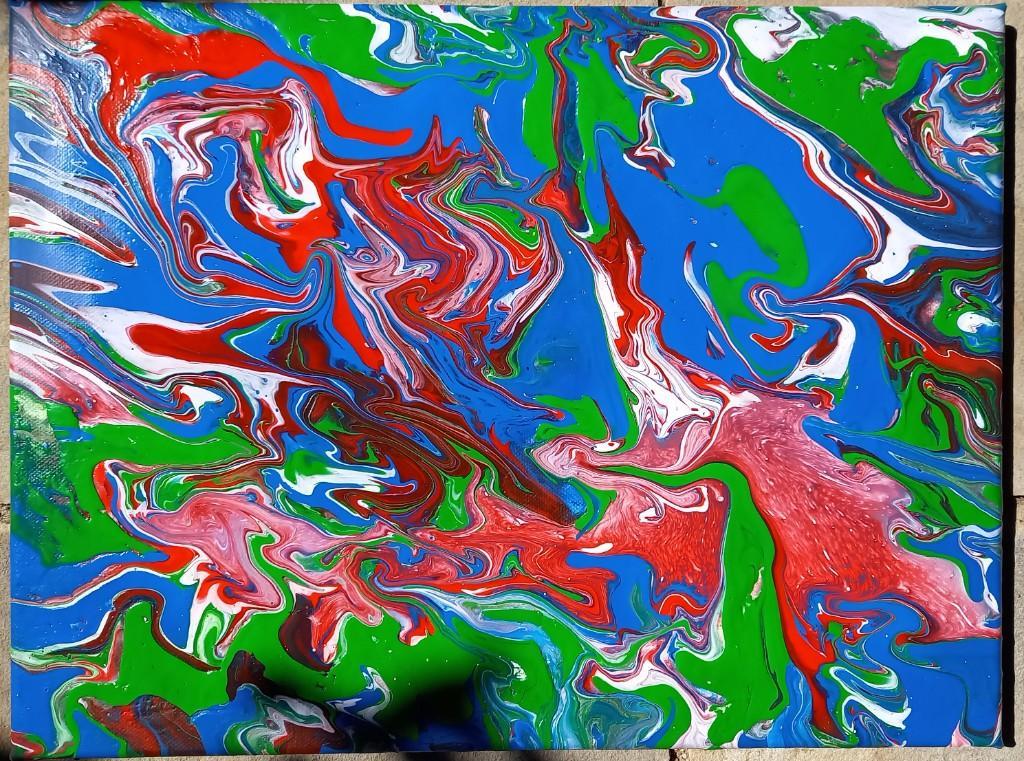 Neues Bild mit Acryl-Farbe, 30x40cm in Frauenfeld - Bild 7