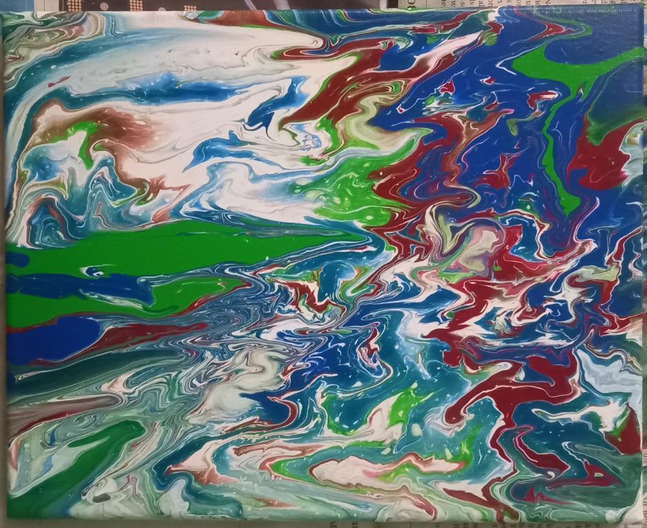 Neues Bild Acryl, 20×25cm in Frauenfeld - Bild 1