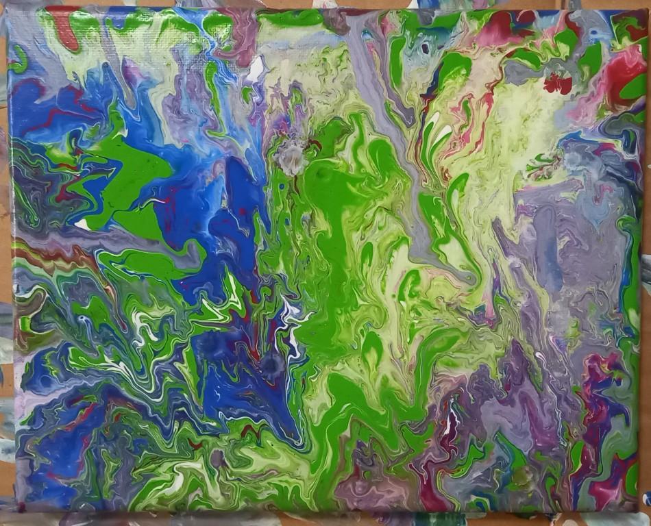 Neues Bild aus Acryl-Farbe, 20×25cm in Frauenfeld - Bild 4