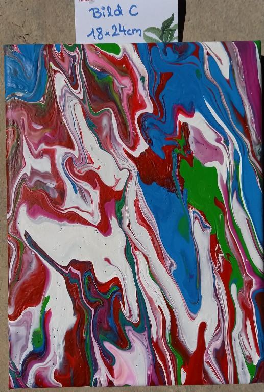 Weihnachtsgeschenk Neues Bild mit Acryl-Farbe, 18×24cm in Frauenfeld - Bild 1