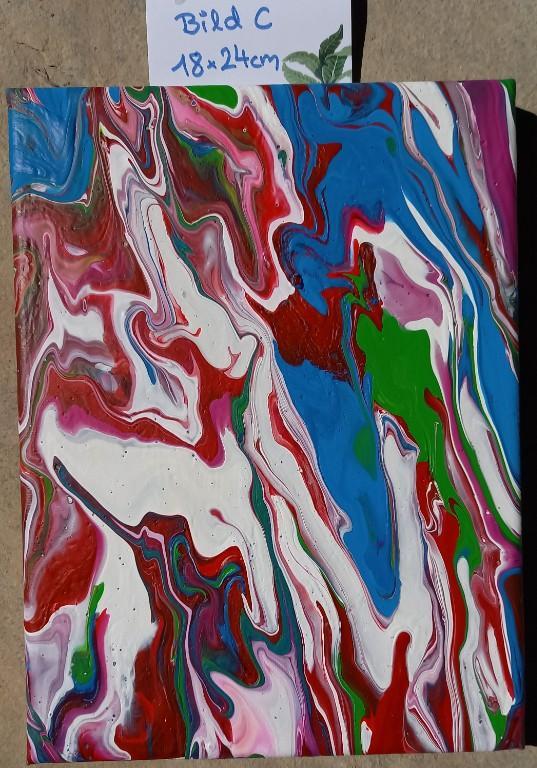 Weihnachtsgeschenk Neues Bild mit Acryl-Farbe, 18×24cm in Frauenfeld - Bild 4