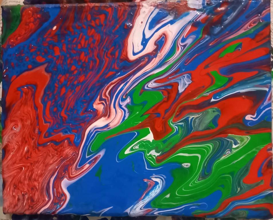 Neues Bild mit Acryl-Farbe, 20×25cm in Frauenfeld - Bild 3