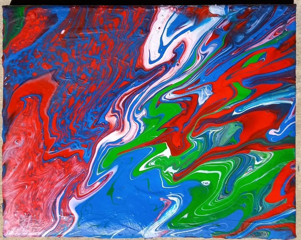 Neues Bild mit Acryl-Farbe, 20×25cm in Frauenfeld - Bild 4