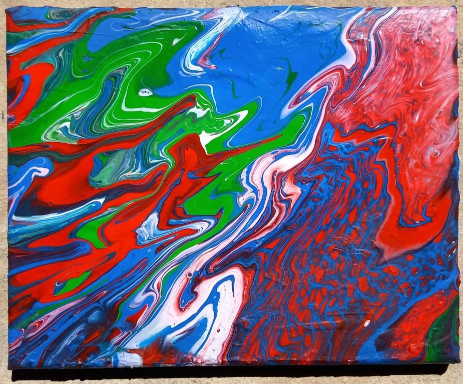 Neues Bild mit Acryl-Farbe, 20×25cm in Frauenfeld - Bild 5